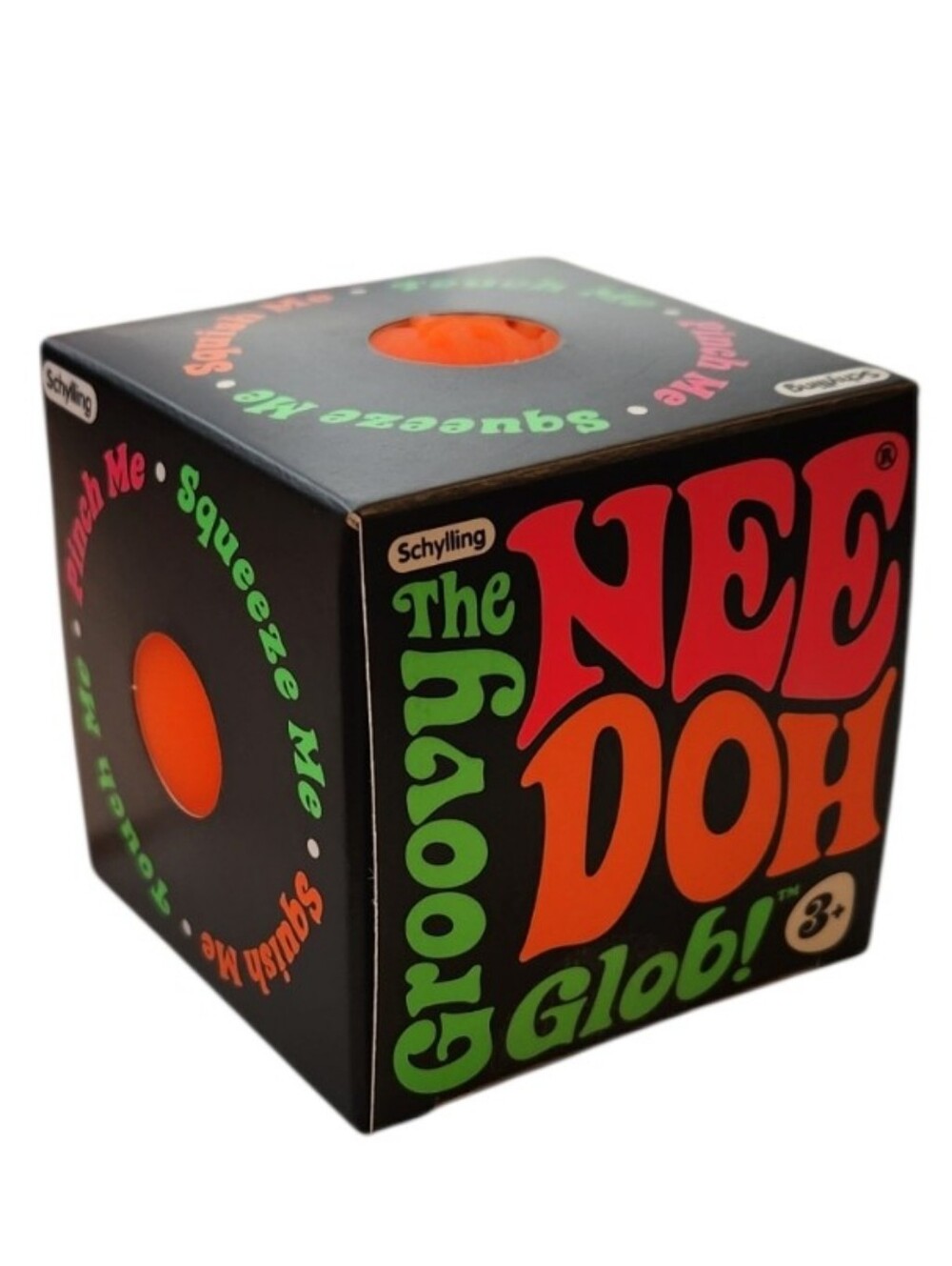 NEW NeeDoh The Groovy Glob That Started It All! The Original NeeDoh Ball-Orange